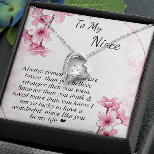 to my niece heart gold heart necklace bulk