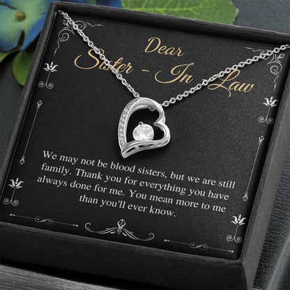 Sister In Law Necklace, Sister-in-law Gifts, Gift For Sister-in-law, Bonus Sister Necklace,Sister-in-law Birthday Gifts Christmas Gift #0453