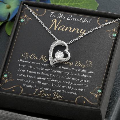 Gift To My Nanny On My Wedding Day, Gift From Bride To Grandmother On Wedding Day, Present For Nana For Granddaughter Wedding gift for nanny