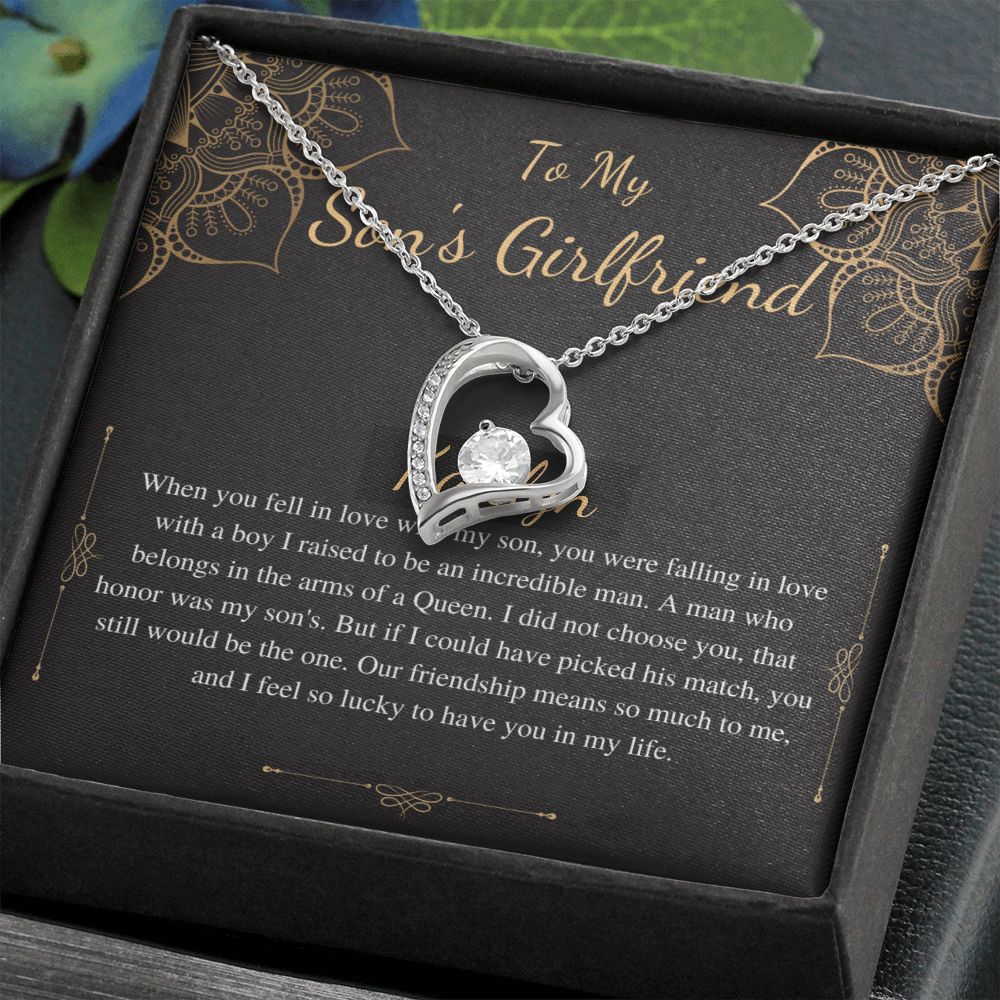 To My Son's Girlfriend Necklace, Son's Girlfriend Christmas Gift, Sons Girlfriend Gift, Gift For Son's Girlfriend, Birthday Gift #0530 kaitlyn