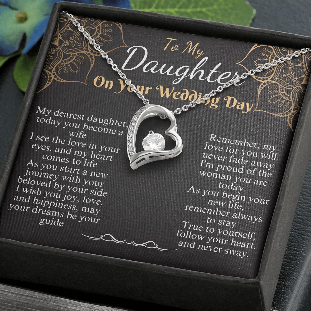 to my daughter on your wedding day