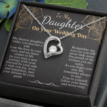 to my daughter on your wedding day