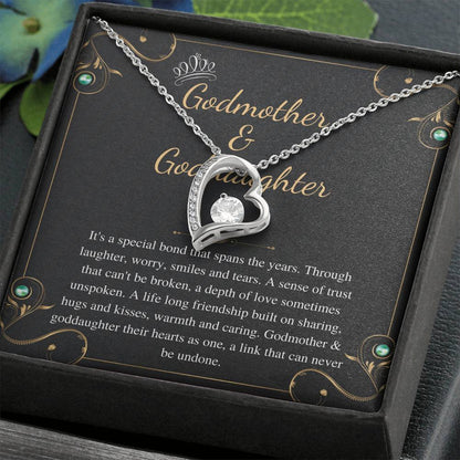Godmother & Goddaughter Necklace, Goddaughter Gift from Godmother, Jewelry for Godmother and Goddaughter, in 14kt Gold Filled, Silver, Rose