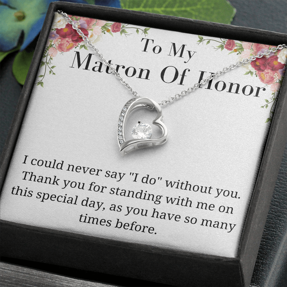 Metron of Honor Gift, Necklace for Maid Of Honor from birde sentimental gift keepsake gift Valentines day gift for her , Wedding gift Metron