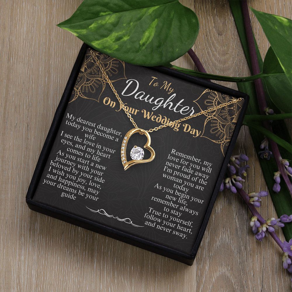 to my daughter on your wedding day