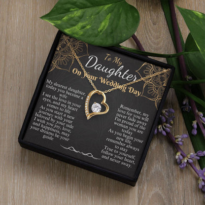 to my daughter on your wedding day