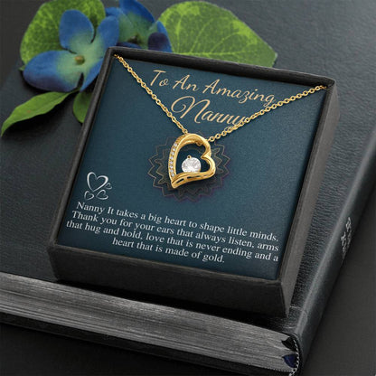Nanny Gift Necklace, Thank You Gift for Nanny, Child Care Gift, Babysitter Gift, Nanny Appreciation,Nanny Jewelry,Nanny Christmas Gift #0723