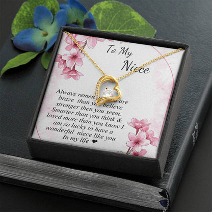 to my niece heart gold heart necklace bulk
