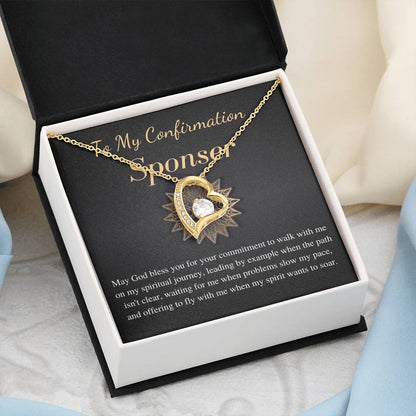 Confirmation Sponsor Gift | Appreciation Gift for Confirmation Sponsor Necklace | To My Confirmation Sponsor Gift | Christmas Gift #0741