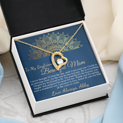 Gift For Boyfriend's Mom, Boyfriend's Mom Gift, To My Boyfriends Mom Gift, Mother's Day Gift for Boyfriends Mom, Boyfriend's Mom Heart #0422 abby