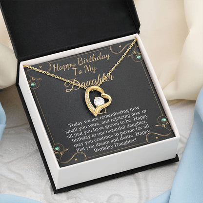 21st Birthday Gift for Daughter - Happy 21st Birthday - Necklace for Daughter Birthday - Gifts for 21st birthday From Mom, From Dad #0715