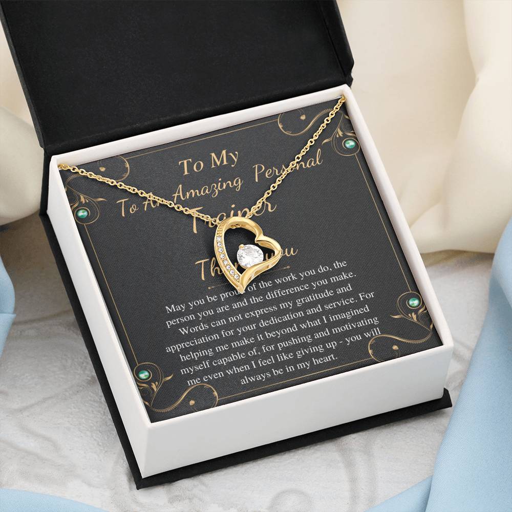 Personal Trainer Gifts, Fitness Coach Gift, Fitness Trainer Gift Necklace