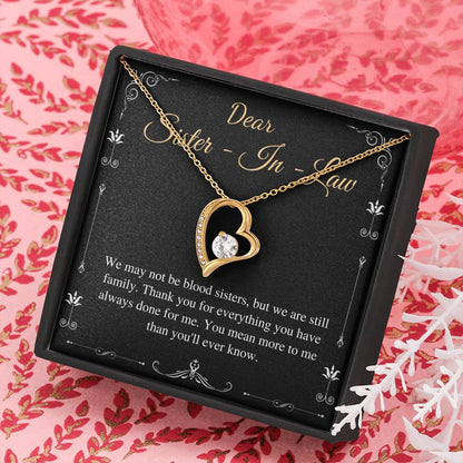 Sister In Law Necklace, Sister-in-law Gifts, Gift For Sister-in-law, Bonus Sister Necklace,Sister-in-law Birthday Gifts Christmas Gift #0453
