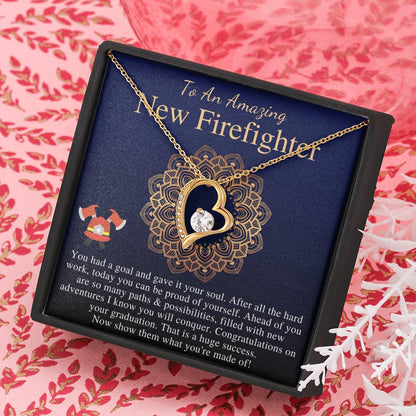 Firefighter Graduation Gift For Her, Grad Gift For Firefighter Women, Graduation Gift For Firefighter Necklace, New Firefighter Gift #0843