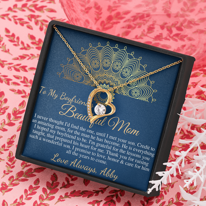 Gift For Boyfriend's Mom, Boyfriend's Mom Gift, To My Boyfriends Mom Gift, Mother's Day Gift for Boyfriends Mom, Boyfriend's Mom Heart #0422 abby