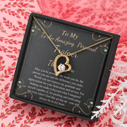 Personal Trainer Gifts, Fitness Coach Gift, Fitness Trainer Gift Necklace