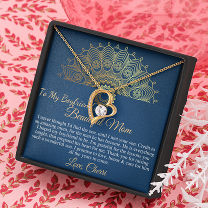 Gift For Boyfriend's Mom, Boyfriend's Mom Gift, To My Boyfriends Mom Gift, Mother's Day Gift for Boyfriends Mom, Boyfriend's Mom Heart #0422 Cherri