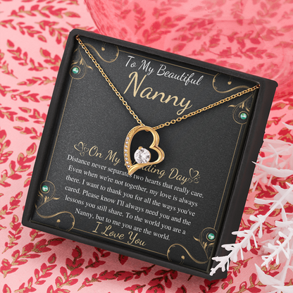 Gift To My Nanny On My Wedding Day, Gift From Bride To Grandmother On Wedding Day, Present For Nana For Granddaughter Wedding gift for nanny
