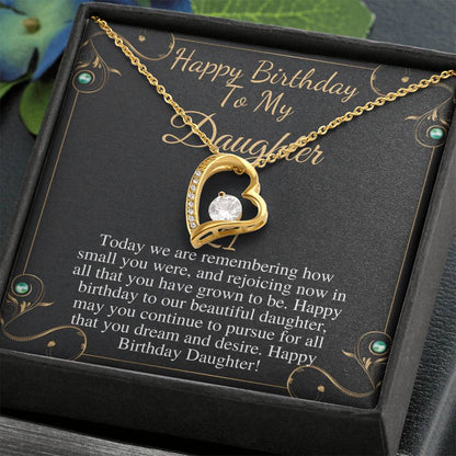 21st Birthday Gift for Daughter - Happy 21st Birthday - Necklace for Daughter Birthday - Gifts for 21st birthday From Mom, From Dad #0715