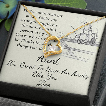 Aunt its great to have an aunty like you