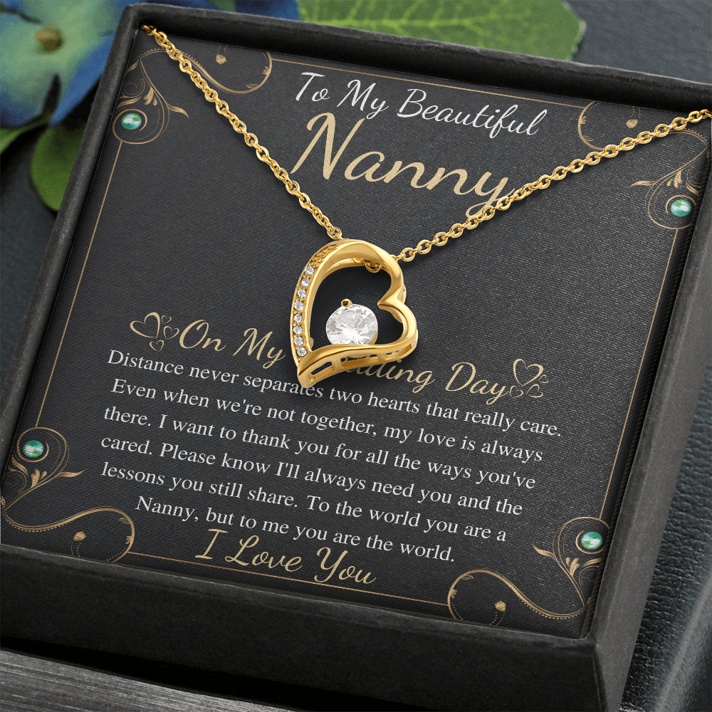 Gift To My Nanny On My Wedding Day, Gift From Bride To Grandmother On Wedding Day, Present For Nana For Granddaughter Wedding gift for nanny