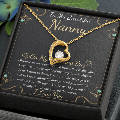 Gift To My Nanny On My Wedding Day, Gift From Bride To Grandmother On Wedding Day, Present For Nana For Granddaughter Wedding gift for nanny
