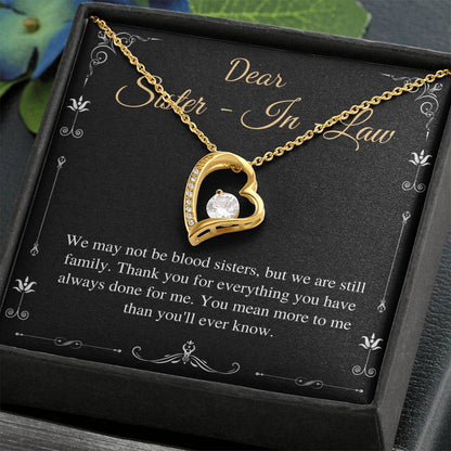 Sister In Law Necklace, Sister-in-law Gifts, Gift For Sister-in-law, Bonus Sister Necklace,Sister-in-law Birthday Gifts Christmas Gift #0453
