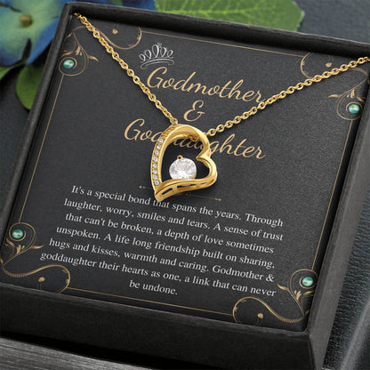 Godmother & Goddaughter Necklace, Goddaughter Gift from Godmother, Jewelry for Godmother and Goddaughter, in 14kt Gold Filled, Silver, Rose