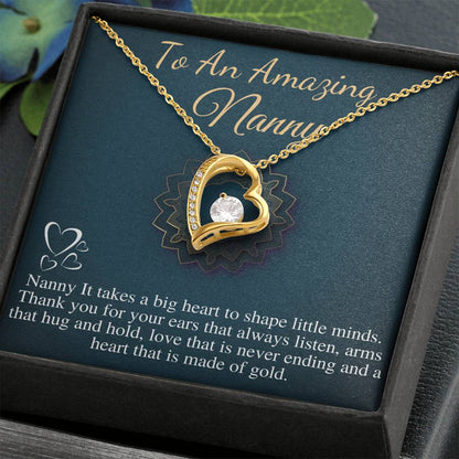 Nanny Gift Necklace, Thank You Gift for Nanny, Child Care Gift, Babysitter Gift, Nanny Appreciation,Nanny Jewelry,Nanny Christmas Gift #0723