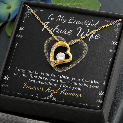 To My Future Wife Necklace, Engagement Gifts for Future Wife, Valentine Gift for Future wife, Fiancee Gifts, Future Wife Birthday Gift