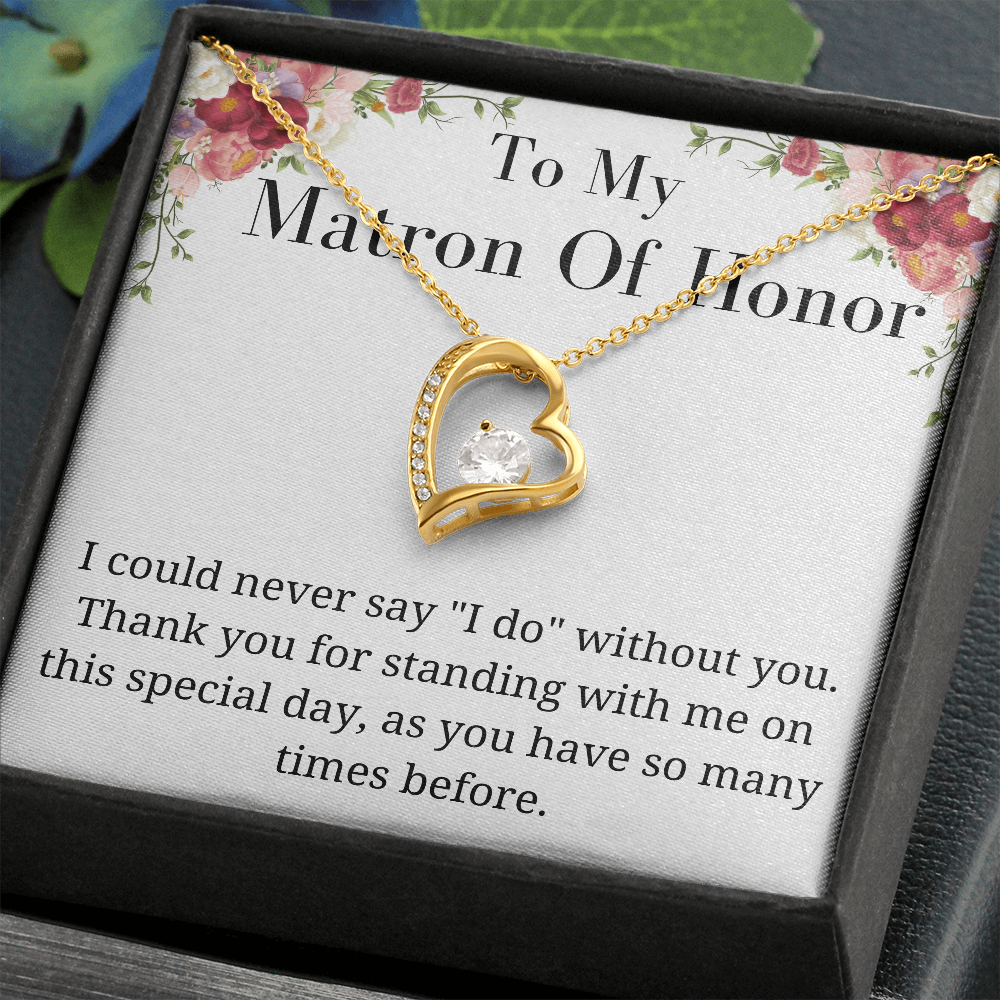Metron of Honor Gift, Necklace for Maid Of Honor from birde sentimental gift keepsake gift Valentines day gift for her , Wedding gift Metron