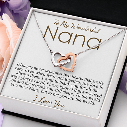 to my wonderful nana