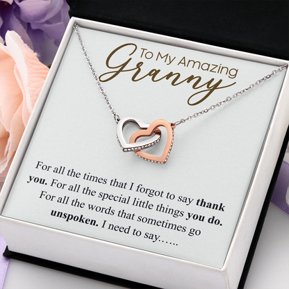 to my amazing granny