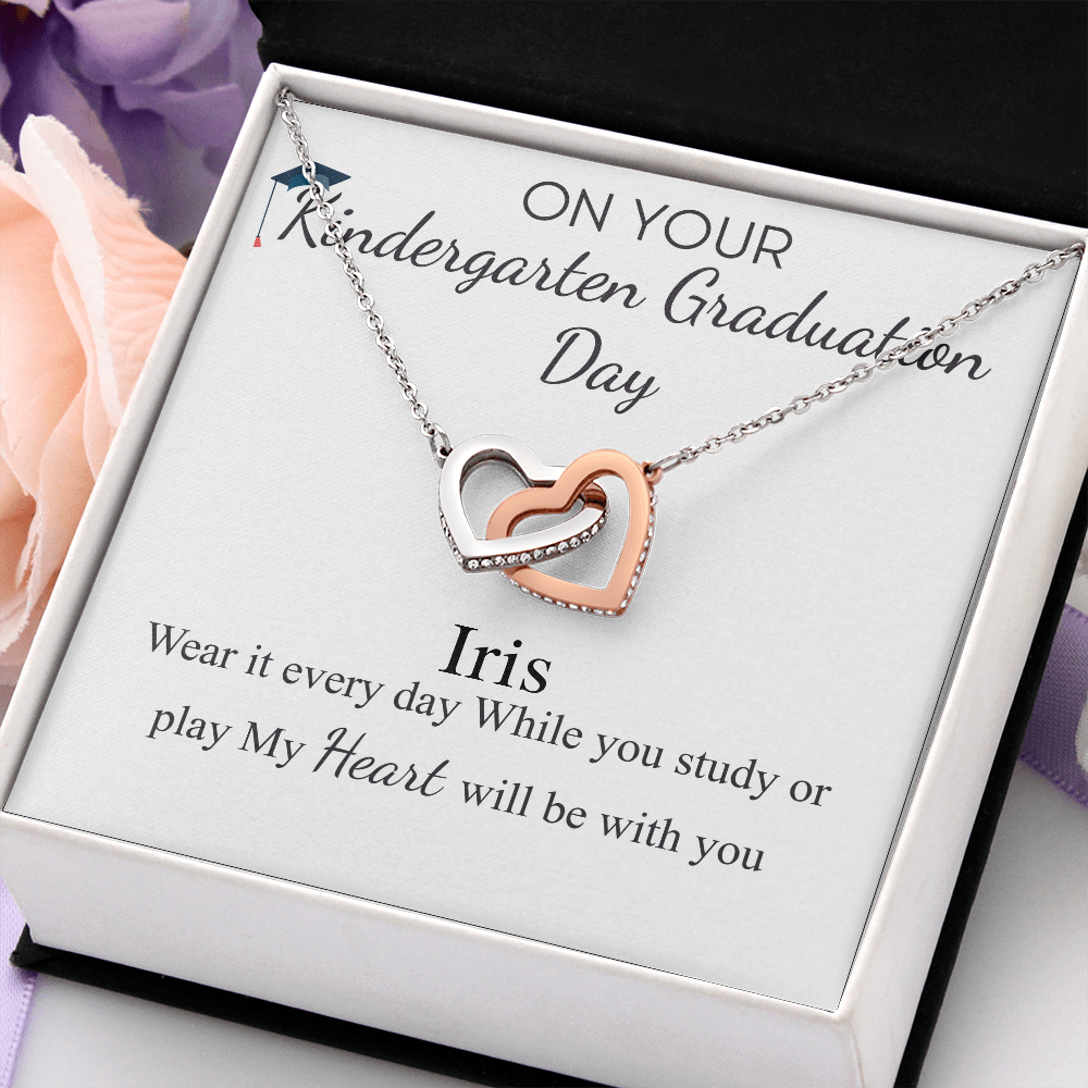Personalized Kindergarten Graduate Gift, Kindergarten Necklace Gifts, Kindergarten Graduation Gift, Kindergarten Graduation Sign iris