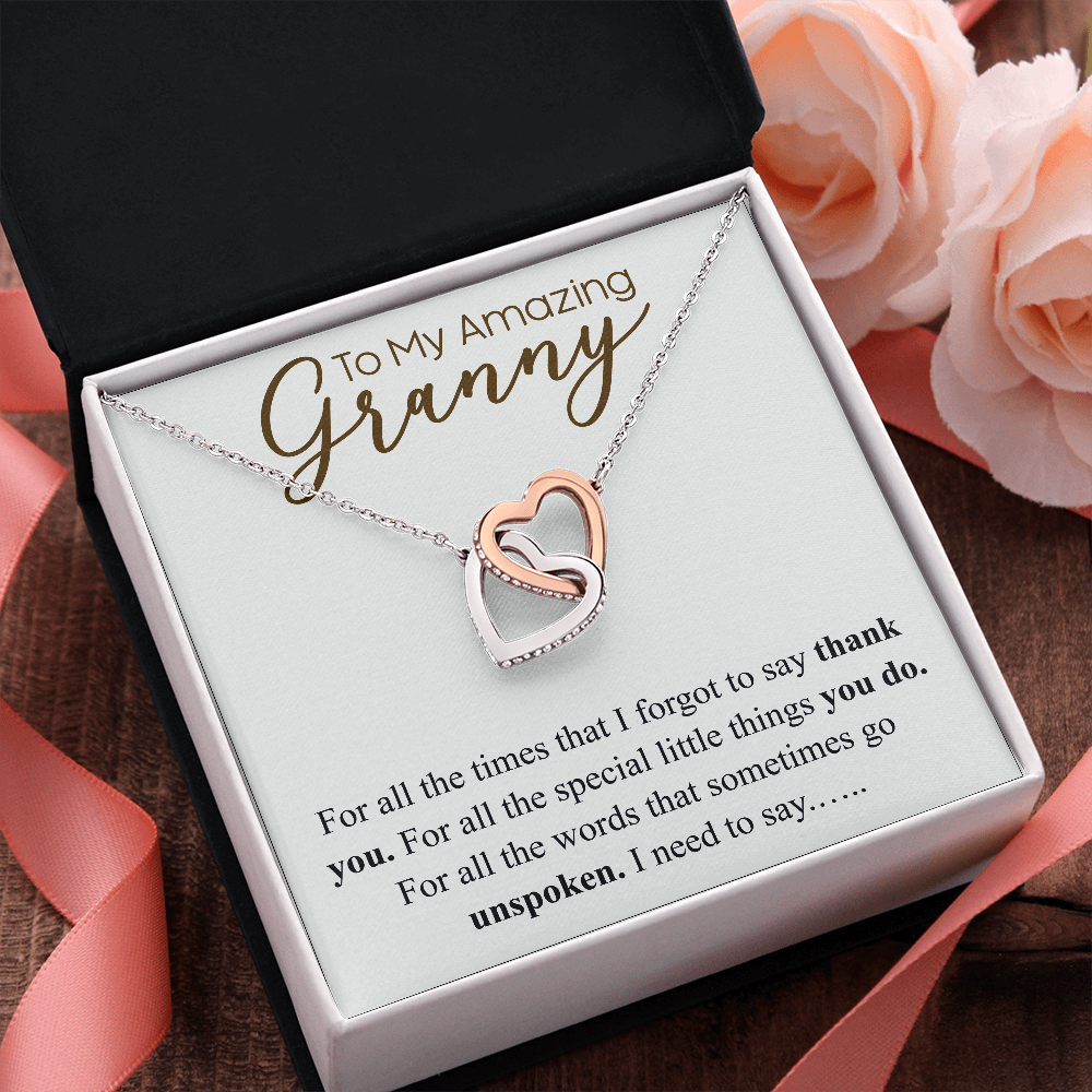 to my amazing granny