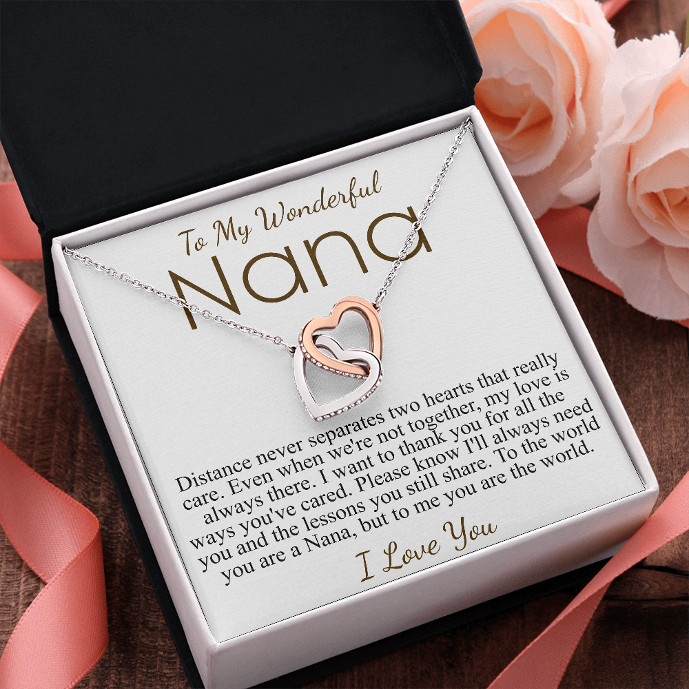 to my wonderful nana