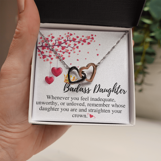 Daughter Valentines Gift For Daughter Necklace from Mom and Dad,Valentines Gift for Daughter in College,Valentines Gift for Teenage Daughter