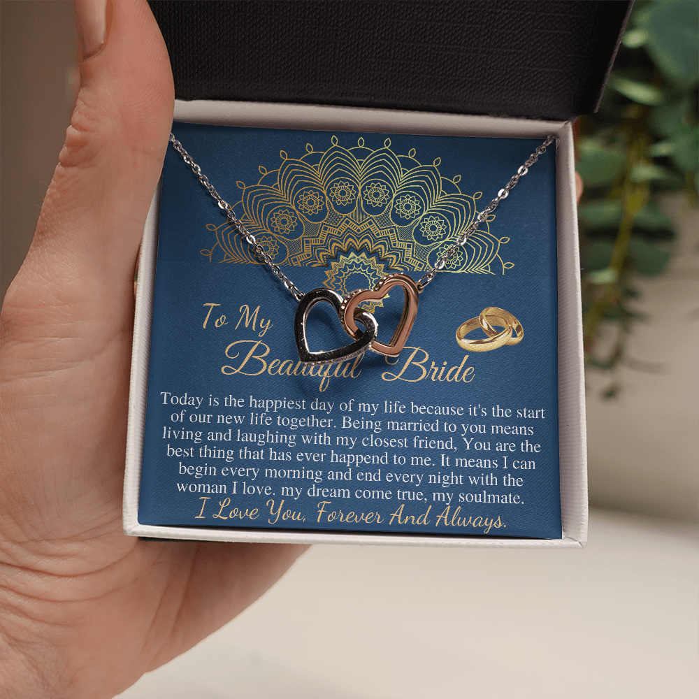 Gift To My Beautiful Bride From Groom ,Bride Gift From Groom, Wedding Day Gift, Groom to Bride, Jewelry Gift from Groom to Bride