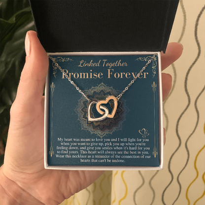 Promise Necklace for Girlfriend, Valentines Day Gift For Her, For Wife Promise Necklace for Her, Girlfriend Anniversary,Girlfriends Birthday