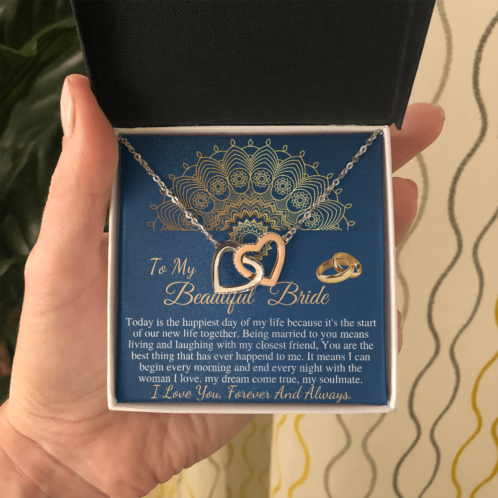 Gift To My Beautiful Bride From Groom ,Bride Gift From Groom, Wedding Day Gift, Groom to Bride, Jewelry Gift from Groom to Bride