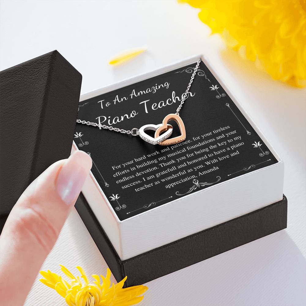 Piano Teacher Gift Thank You Gift for Music Teacher Gift, Personalized