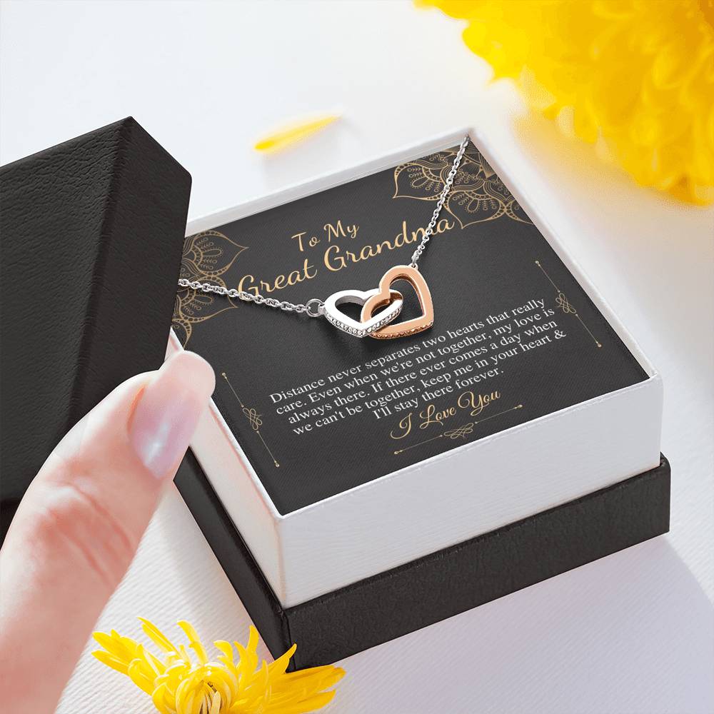 Gift For Grandma Necklace Grandmother Birthday Gift From Granddaughter/Grandson To My Grandma Necklace Gift Grandmother Heart Necklace #0469