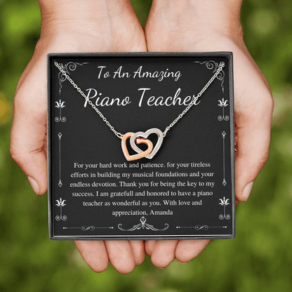 Piano Teacher Gift Thank You Gift for Music Teacher Gift, Personalized