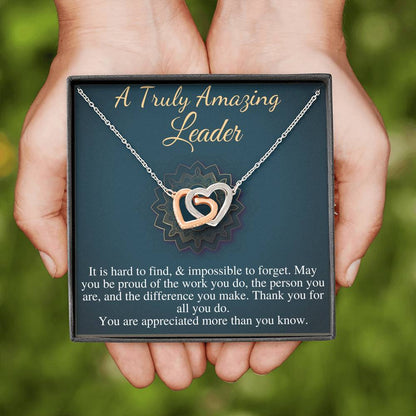 Leader Gift | Gift for Leader Necklace | A Truly Amazing Leader Appreciation Gift | Leadership Gift For Woman | Leader Gift For Woman #0734