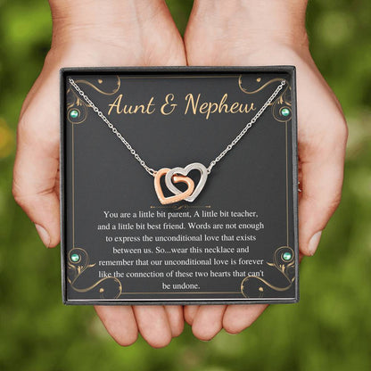 aunt & nephew interlock interlocking heart bulk