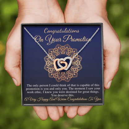 Job promotion Gift for Women, Congratulations Gift Promotion, Boss Promotion Card, Gift for Promotion, Promotion Gift For Her, Heart #0844