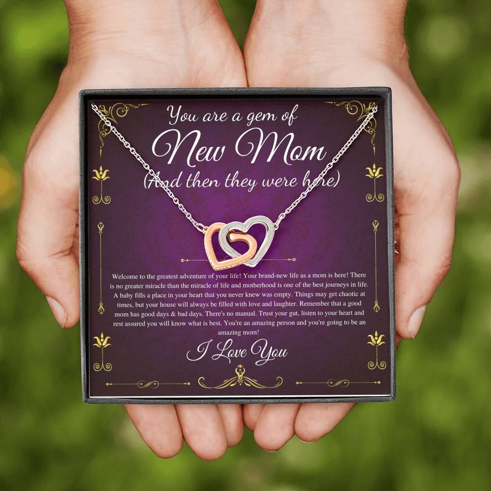 New Mom Gift Jewelry, First Time Mom Gift for first Mother's day Gift for New Mom Necklace Birthstone, New mommy Gift 0232