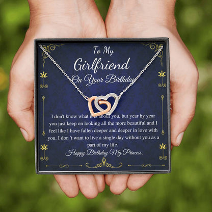 Girlfriend Birthday Gift Necklace, Birthday Gift For Girlfriend On Her Birthday, Girlfriend Jewelry From Boyfriend, Birthday Necklace #0682