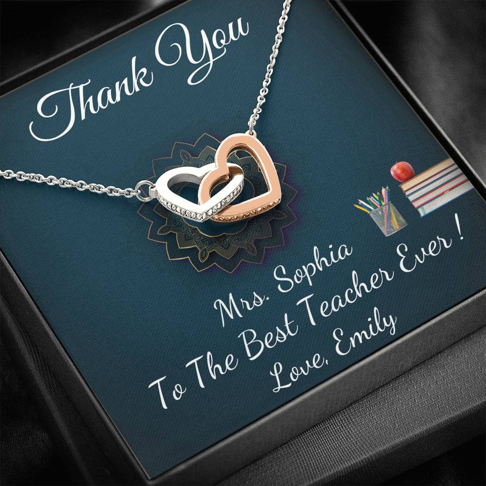 Teacher Gift | Gift for Teacher Necklace | Teacher Thank You Gift | A Truly Amazing Teacher Appreciation Gift | Teacher Christmas Gift #0738
