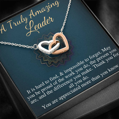 Leader Gift | Gift for Leader Necklace | A Truly Amazing Leader Appreciation Gift | Leadership Gift For Woman | Leader Gift For Woman #0734